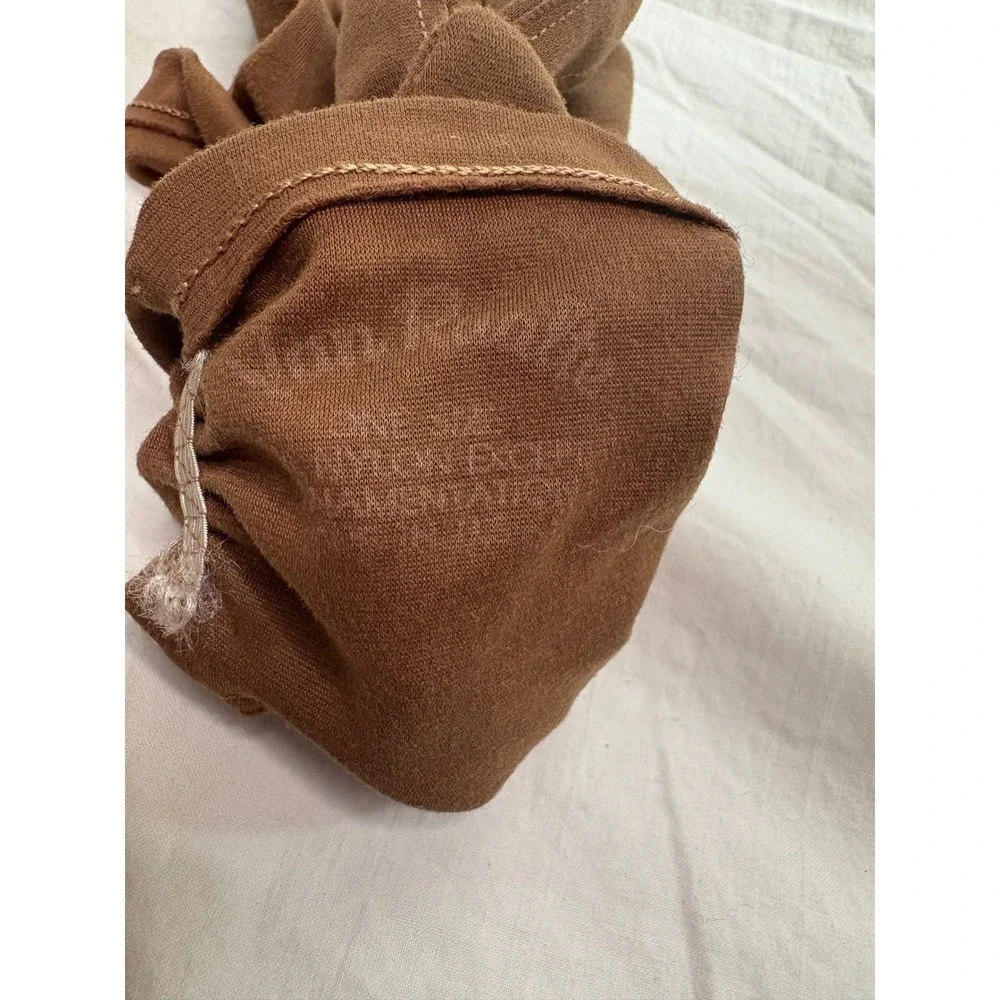 Vintage Tan Suede Gloves Women's Opera Length Elegant Evening Formal